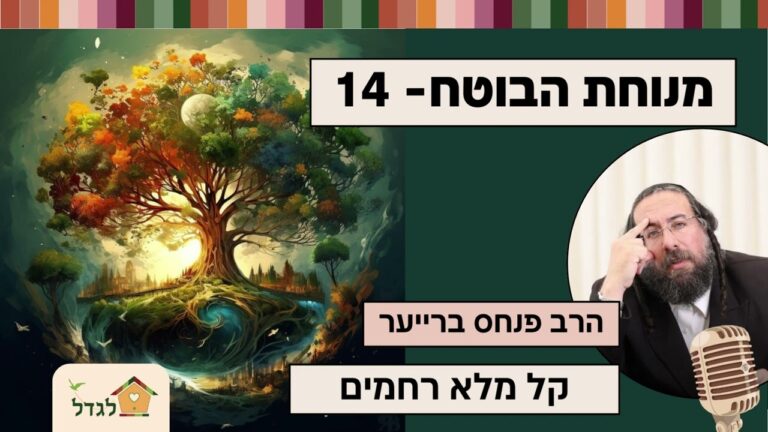 מנוחת הבוטח 14 מלחמה – קל מלא רחמים